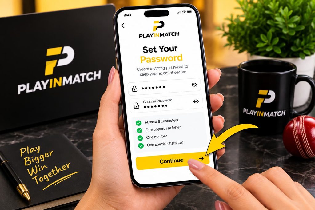 Create a Playinmatch Strong Password
