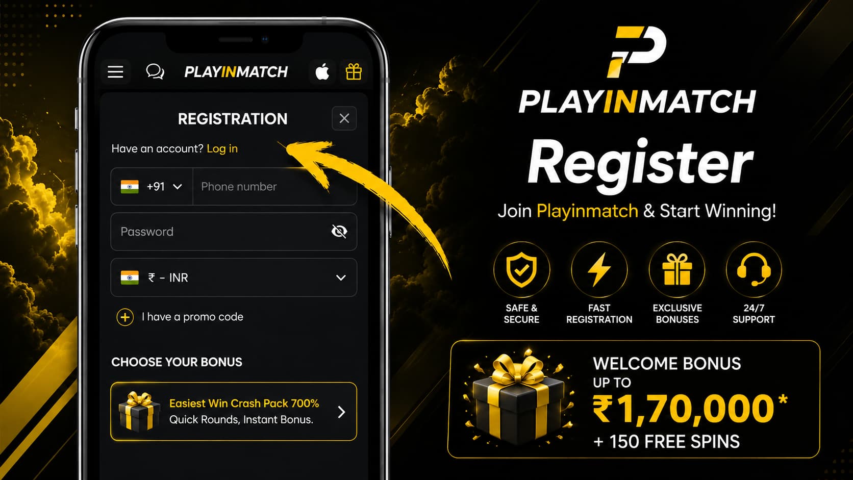 How to complete Playinmatch Registration