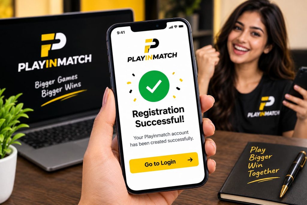 playinmatch registration successful