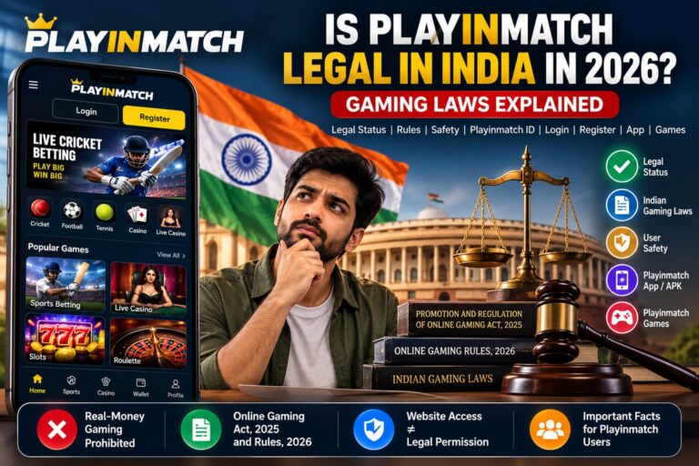 Playinmatch Legal Guide in India 2026