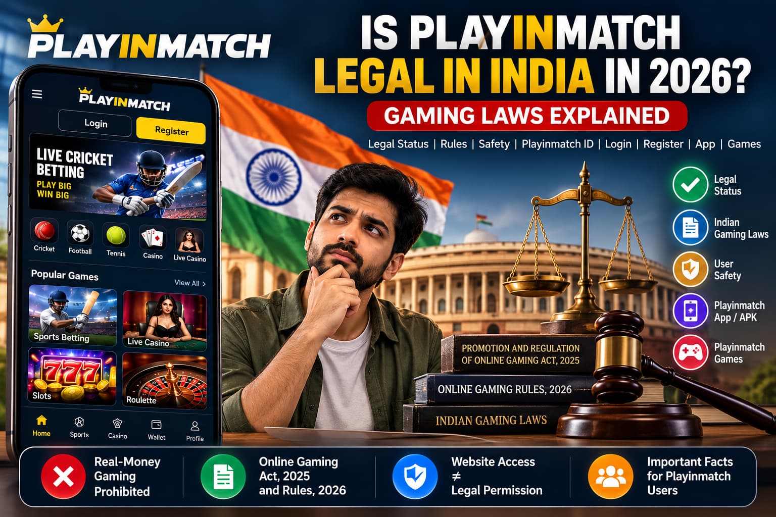 Playinmatch Legal Guide in India 2026